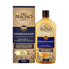 Shampoo TÍO NACHO engrosador + extracto de ortiga - bote 415mL