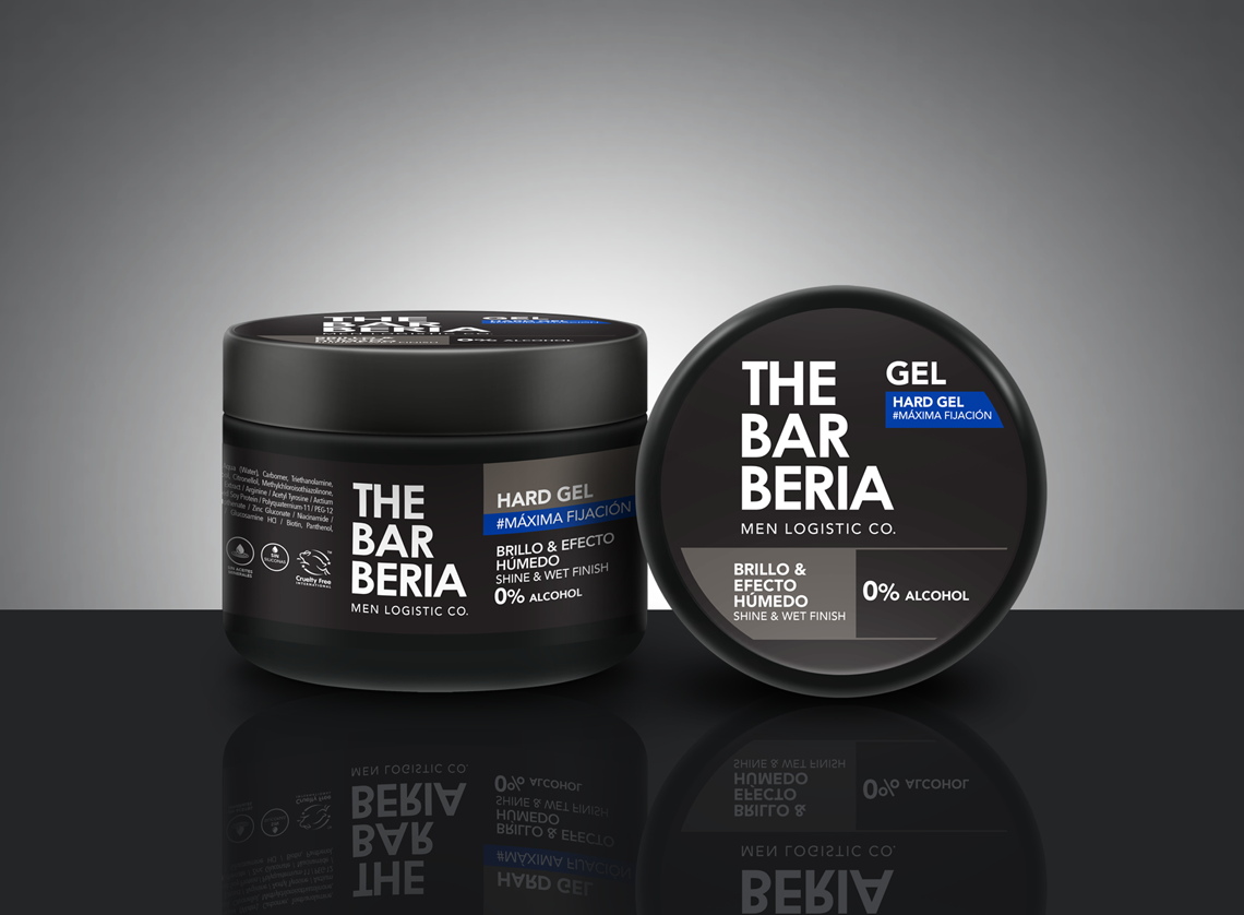 Hard Gel Máxima Fijación The Barberia - Bote 220 ml