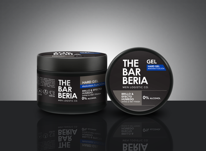 Hard Gel Máxima Fijación The Barberia - Bote 220 ml