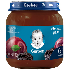 Colado GERBER ciruela pasa - bote 113g