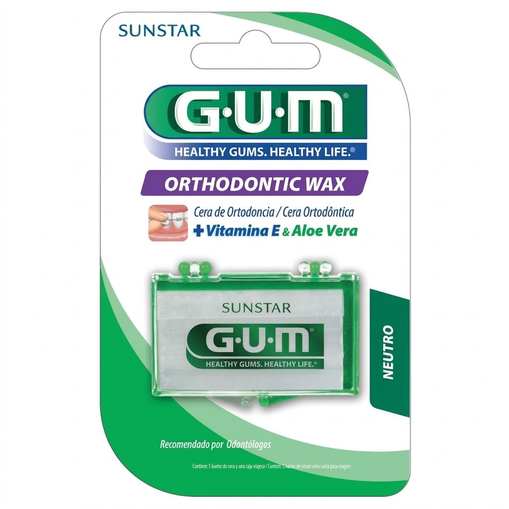 Cera dental GUM orthodontic neutro - 1u