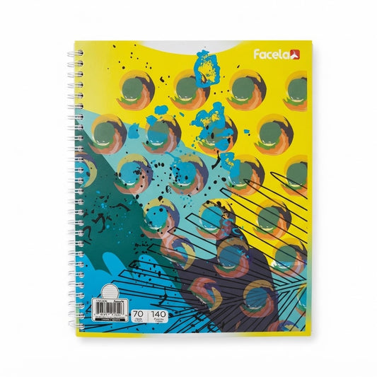 Cuaderno FACELA espiral rayado #3 - 1u