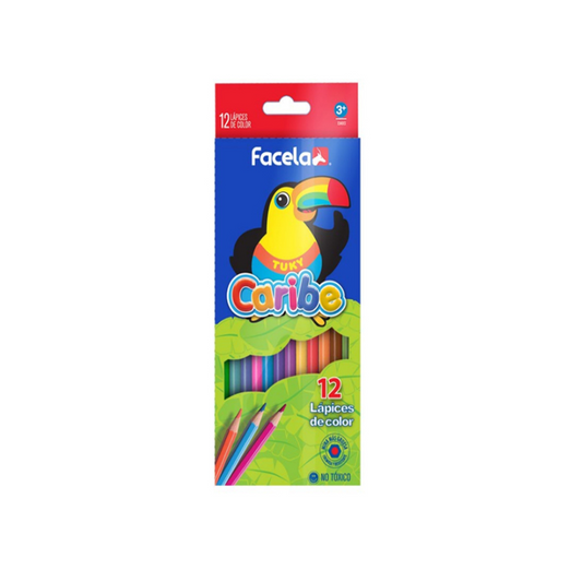 Lápices de color FACELA Caribe - caja 12u