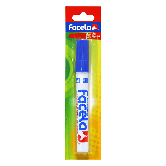 Plumón FACELA para pizarra azul - 1u