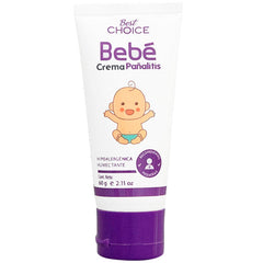 Crema pañalitis BEST CHOICE bebé - tubo 60g