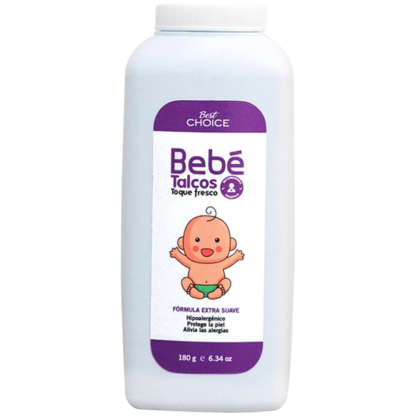 Talco BEST CHOICE bebé toque fresco - bote 180g