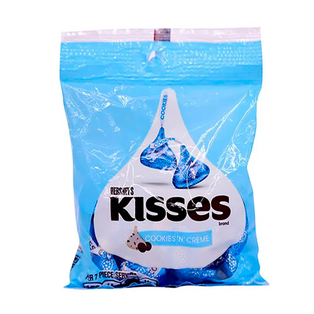 Chocolate HERSHEY'S kisses cookies 'n' creme - bolsa 62g