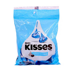 Chocolate HERSHEY'S kisses cookies 'n' creme - bolsa 62g