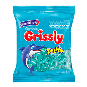Gomitas COLOMBINA Grissly Delfín - bolsa 80g