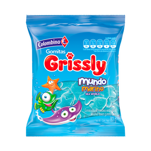 Gomitas COLOMBINA Grissly Mundo Marino - bolsa 80g