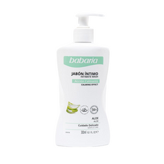 Jabón íntimo BABARIA aloe - bote 300mL