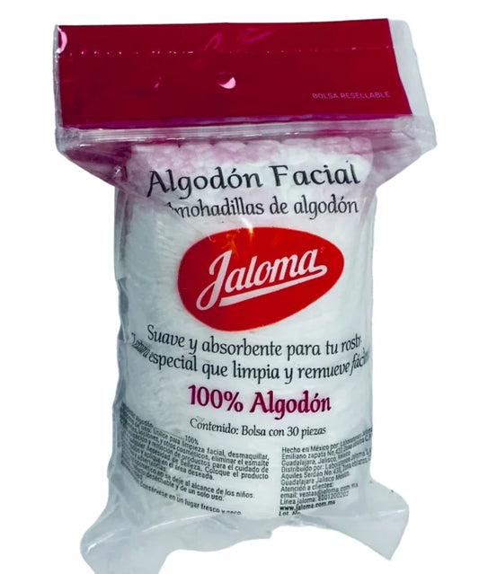 Algodón JALOMA facial - bolsa 30u