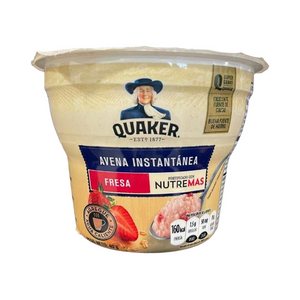 Avena instantánea QUAKER fresa - vaso 40g