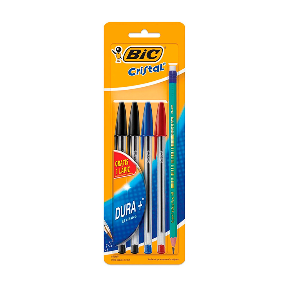 Kit BIC de lapiceros y lápiz - 5u