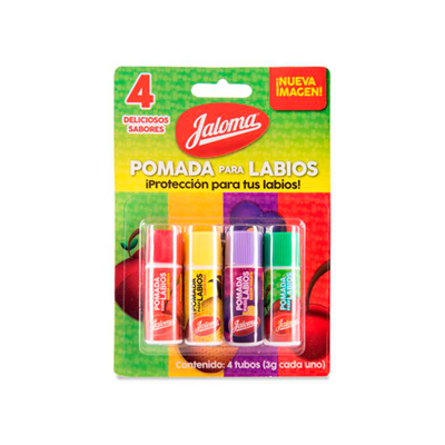 Pomada para labios JALOMA variedad - 4u
