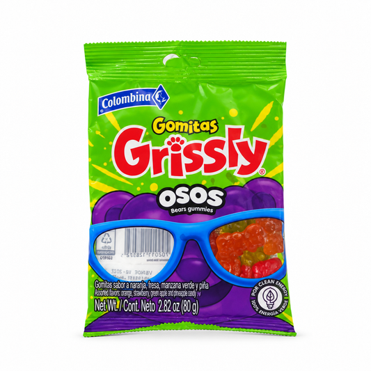 Gomitas COLOMBINA Grissly Osos - bolsa 80g