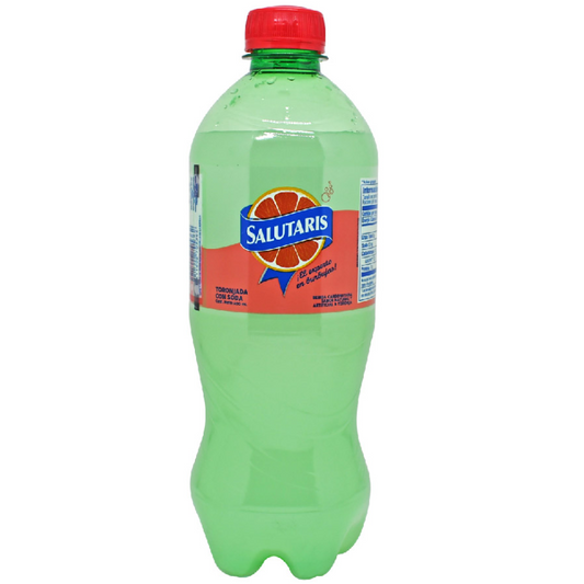 Agua mineral SALUTARIS toronjada con soda - botella 600mL