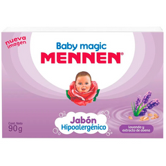 Jabón MENNEN hipoalergénico lavanda - caja 90g