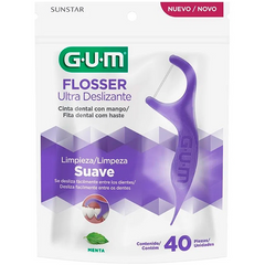 Flosser GUM ultra deslizante suave - bolsa 40u