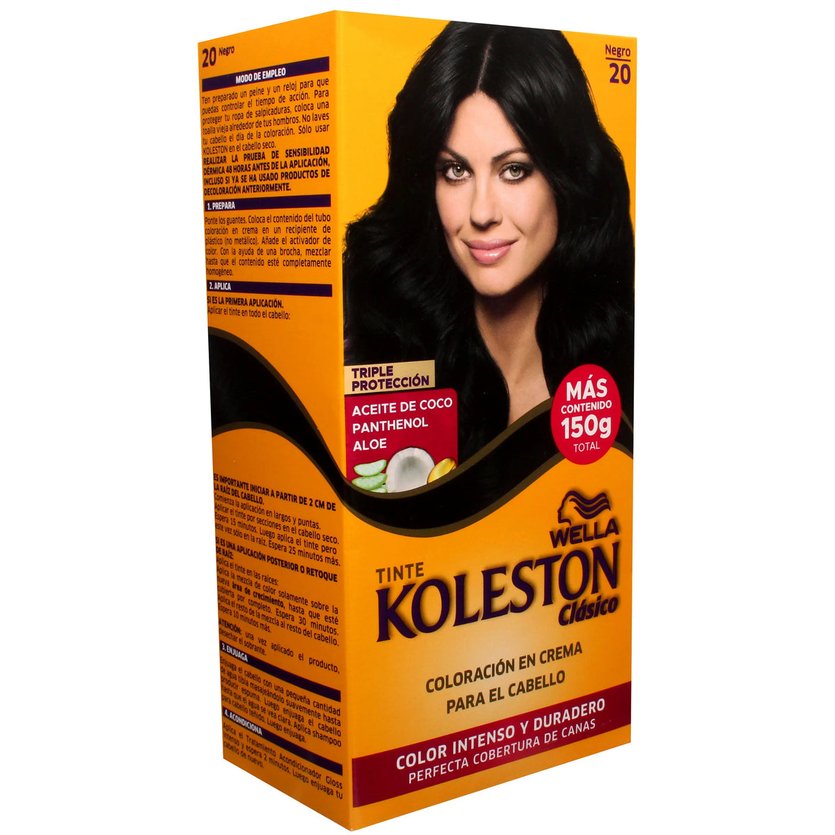 Tinte WELLA koleston clásico negro 20 - caja 150mL