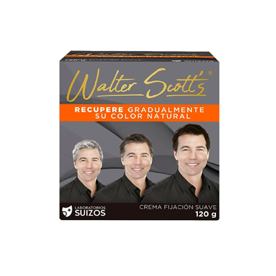 Crema para cabello WALTER SCOTTS fijación suave - caja 113g