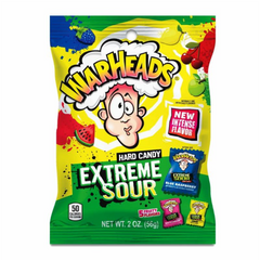 Dulces WARHEADS extreme sour - bolsa 56g