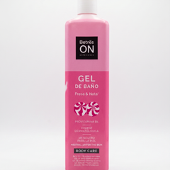 Gel de baño BETRES fresa & nata - bote 750mL