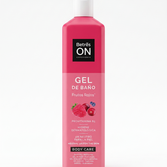 Gel de baño BETRES frutos rojos - bote 750mL
