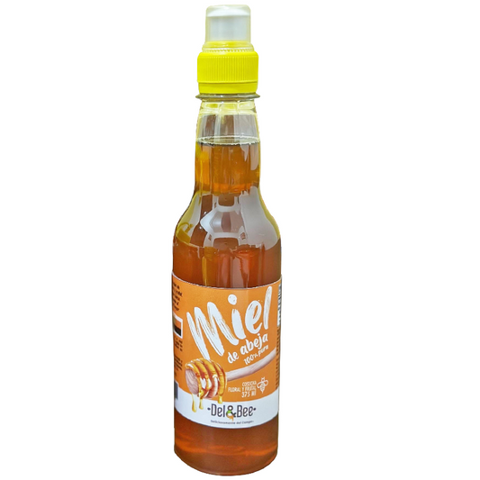 Miel de abeja DEL&BEE - botella 375mL