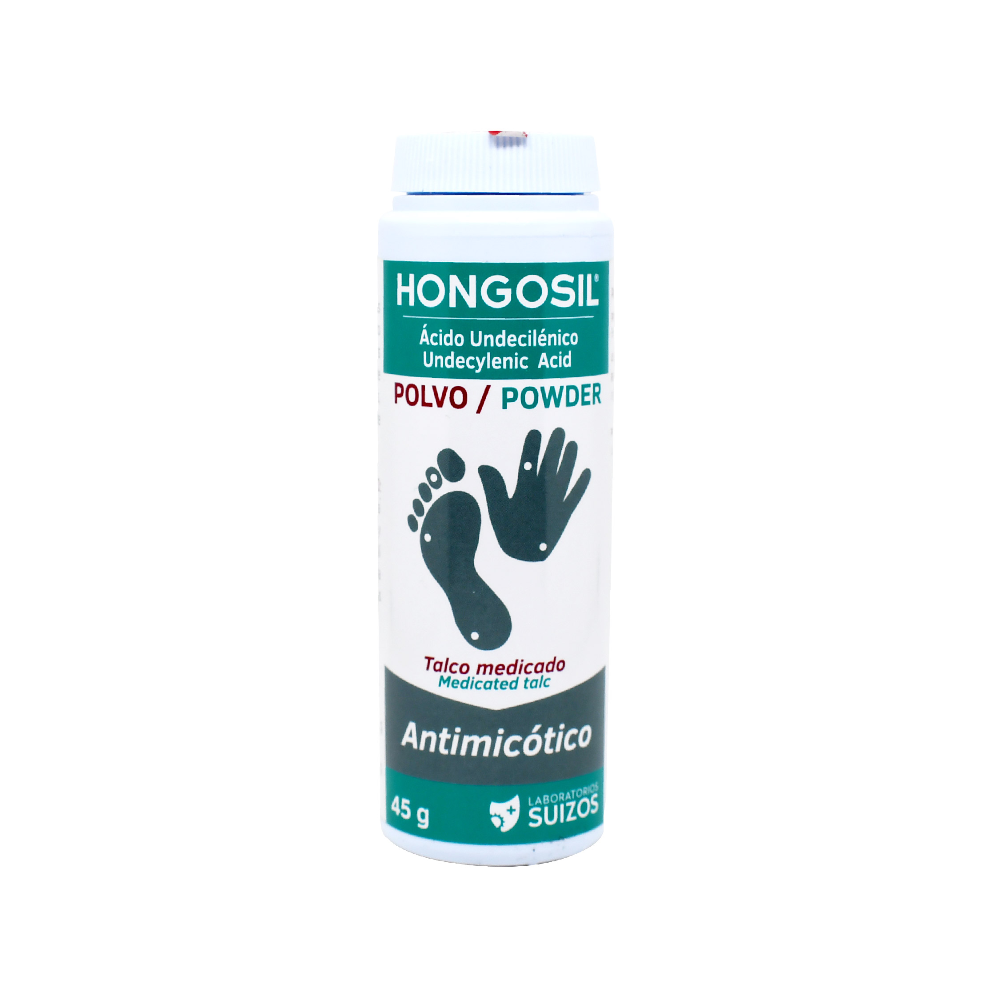 Talco de pies HONGOSIL antimicótico - bote de 45 g