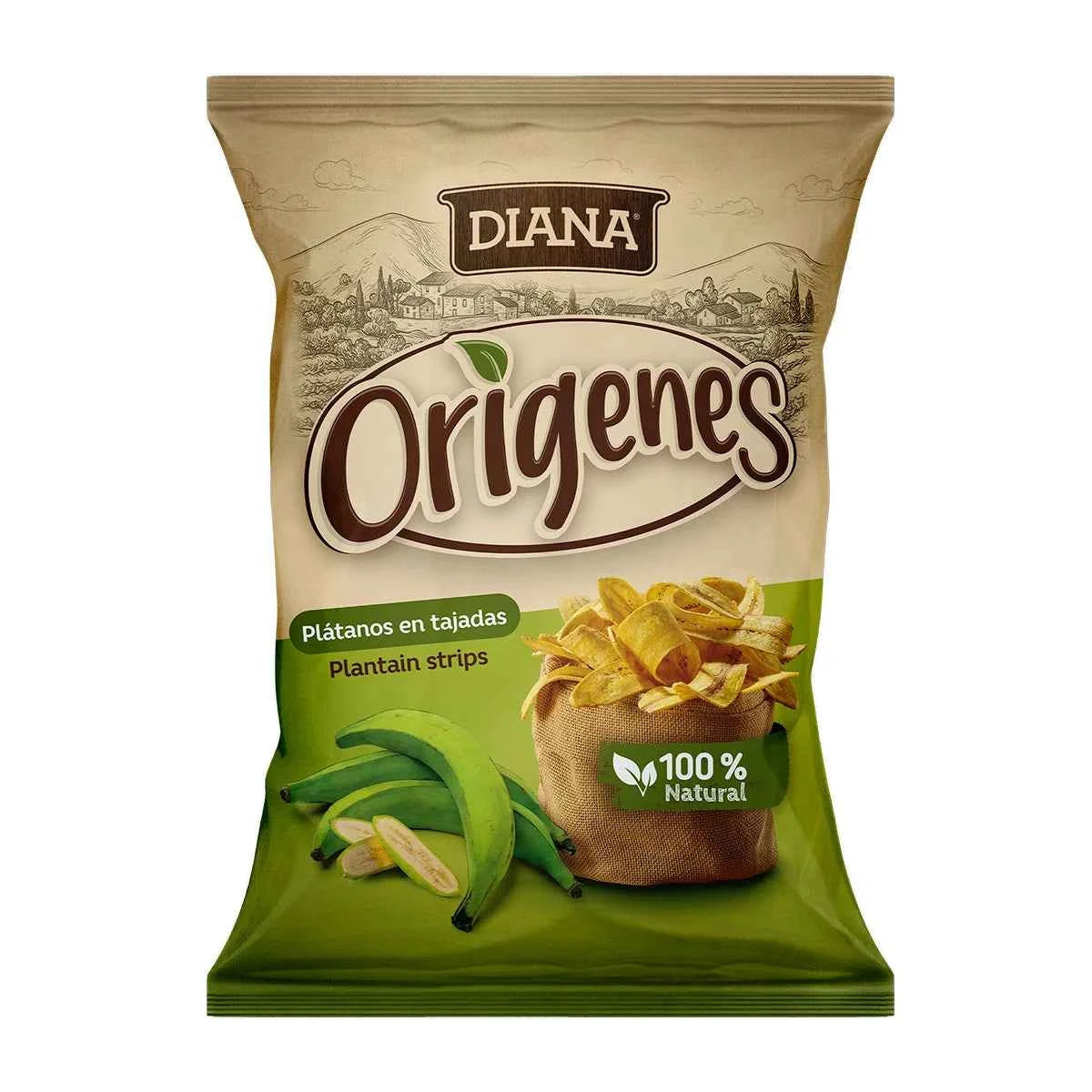 Boquitas DIANA orígenes plátanos en tajadas - bolsa 71g