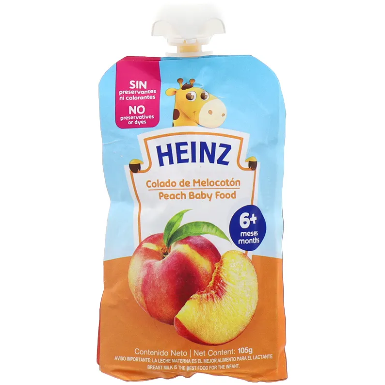 Colado HEINZ melocotón - bolsa 105g