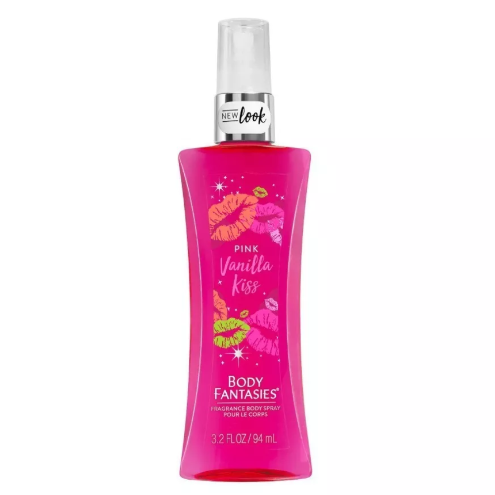 Spray corporal BODY FANTASIES pink vanilla kiss - bote 94mL