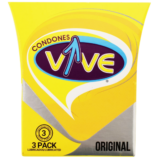 Preservativos VIVE original - caja 3u