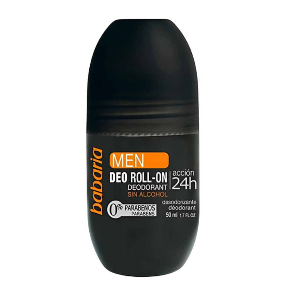 Desodorante BABARIA roll-on men - bote 50mL