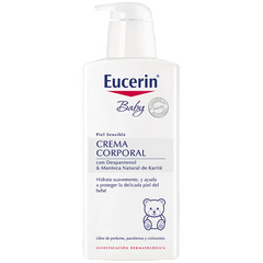 Crema corporal EUCERIN baby piel sensible - bote 400mL