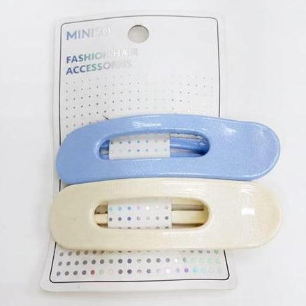 Ganchos para cabello MINISO ovalado - 2u