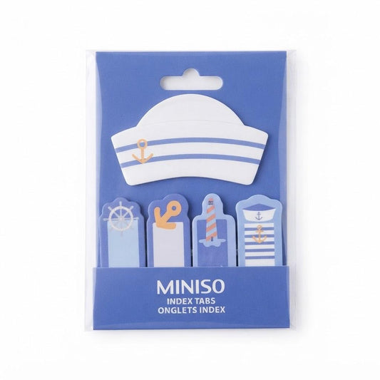 Notas adhesivas MINISO marino - 5u