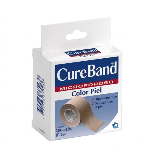Esparadrapo CUREBRAND color piel 1 in × 5 yd - caja 1u