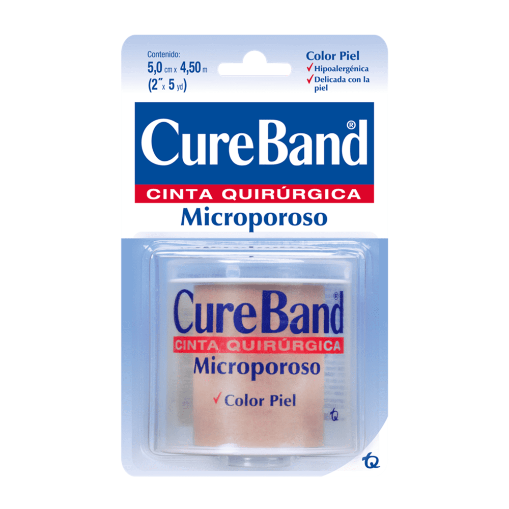 Esparadrapo CUREBRAND color piel 2 in × 5 yd - caja 1u