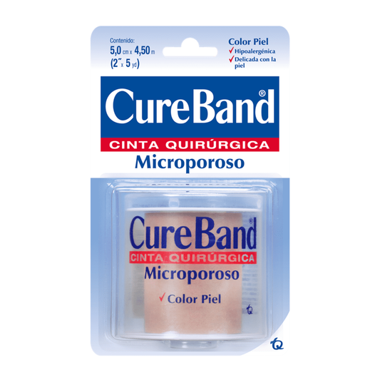 Esparadrapo CUREBRAND color piel 2 in × 5 yd - caja 1u
