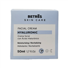 Crema facial BETRES ácido hialurónico - tarro 50mL