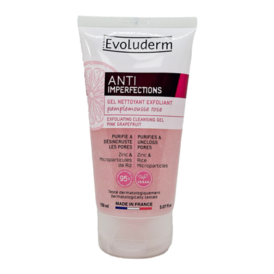 Gel limpiador EVOLUDERM anti imperfections - tubo 150mL