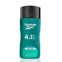 Gel de baño REEBOK 4 in 1 cool your body - bote 250mL