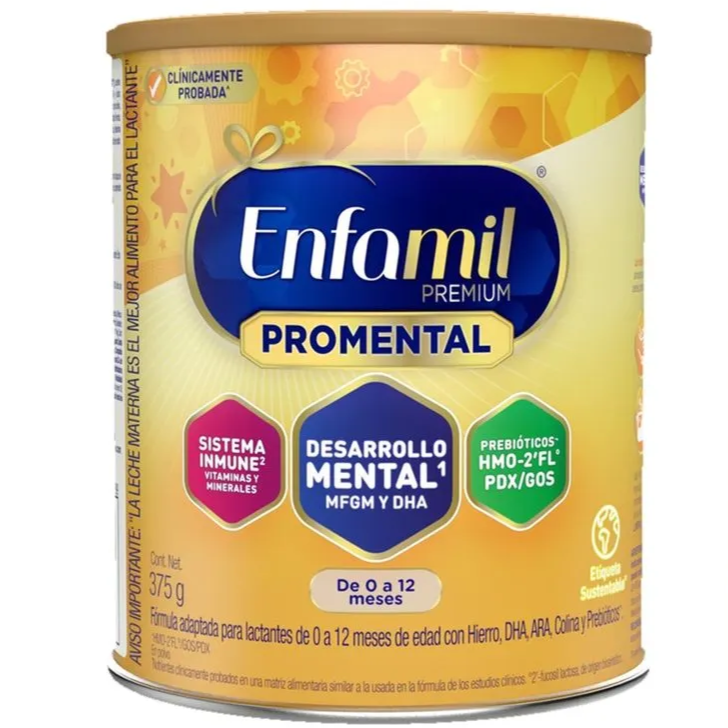 Fórmula infantil ENFAMIL de 0 a 12 meses - bote 375g