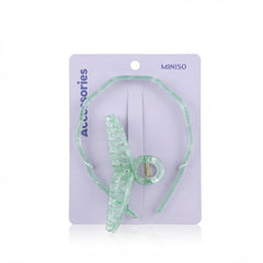 Kit para cabello MINISO pinza y diadema - 2u