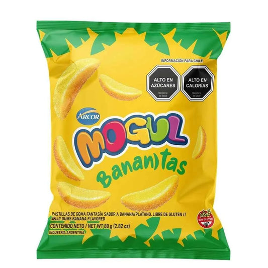 Gomitas ARCOR Mogul Bananitas - bolsa 80g