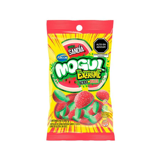 Gomitas ARCOR Mogul Extreme sandía - bolsa 80g