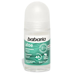 Desodorante BABARIA roll-on aloe - bote 50mL