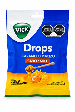 Caramelos VICK Drops miel - bolsa 20u